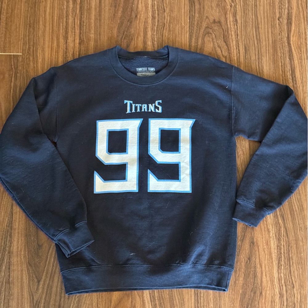 Titans Navy Crewneck Sweater